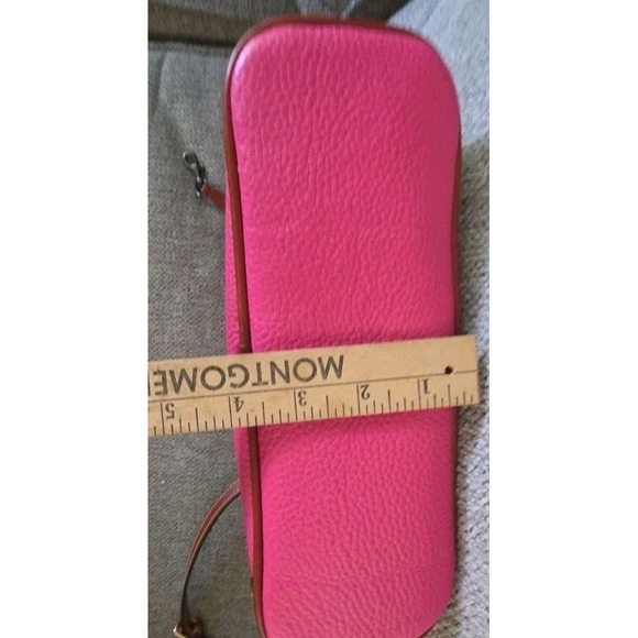 Dooney & Bourke Pebble Grain Leather Crossbody Inner Pockets Pink - Picture 15 of 16